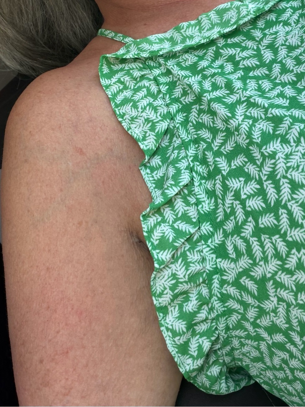 Who What Wear Green Printed midi Dress - Picture 4 of 5